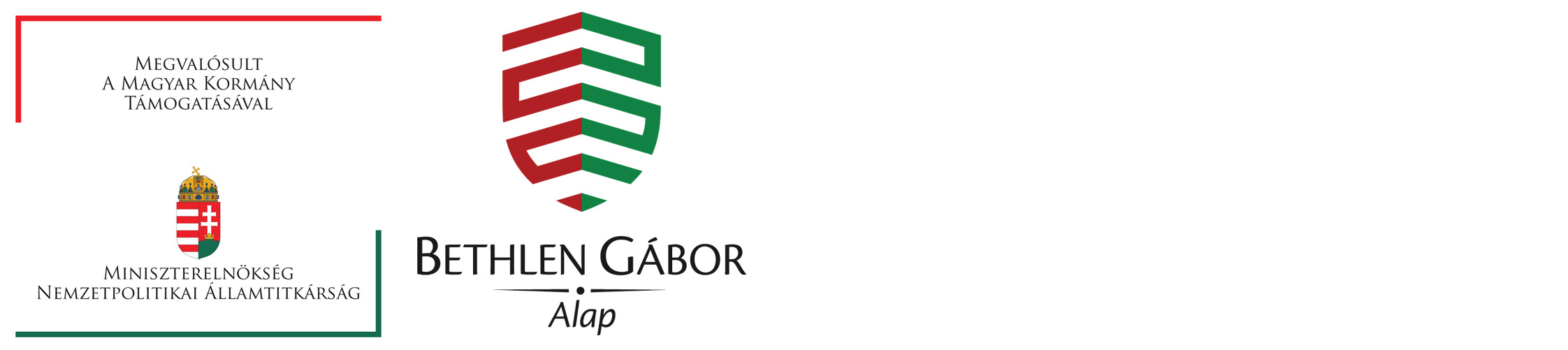 Megvalósult a Magyar Kormány Támogatásával - Bethlen Gábor Alap